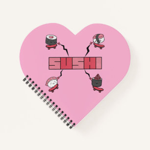 Carnet We Love Sushi - Sushi Love - ASL ILY Obsession