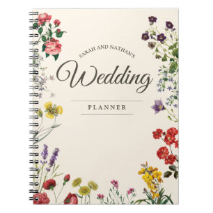 Carnet Wedding planner de la mariée Vintage à la florai