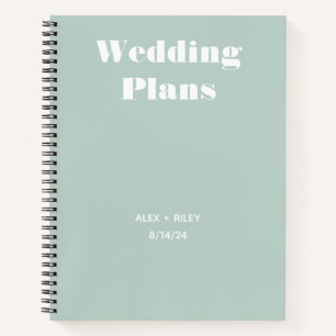 Carnet Wedding planner personnalisé