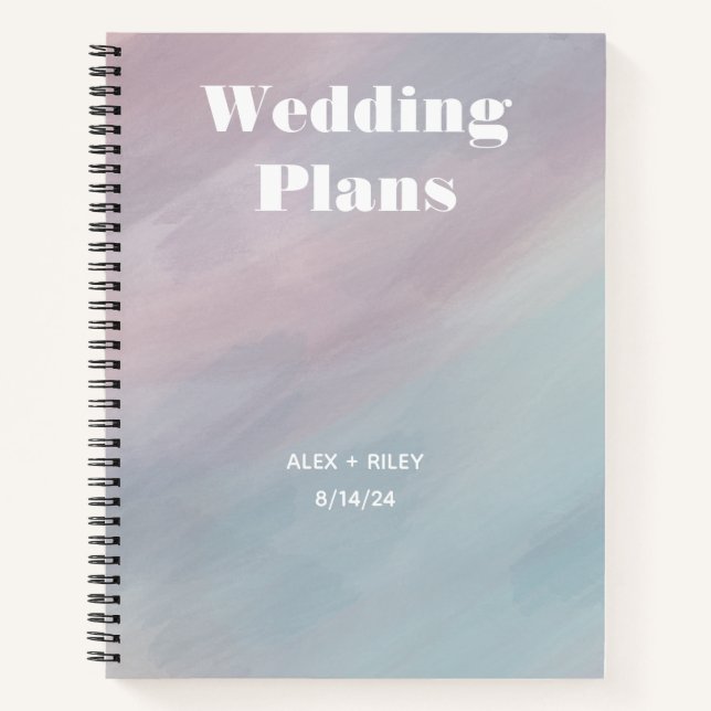 Carnet Wedding planner personnalisé (Devant)