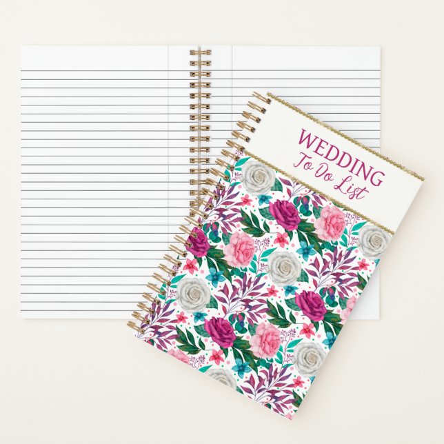 Carnet Wedding To Do List Planner (À l'intérieur)
