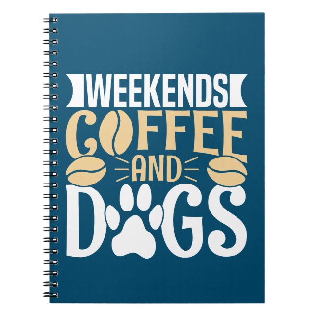 Carnet Week-ends Café et Chiens (Devant)