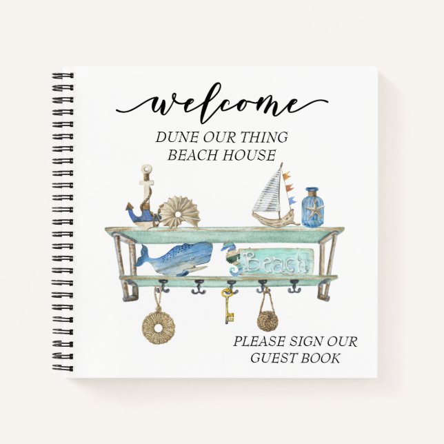 Carnet Welcome Beach House STR Location de poste (Devant)