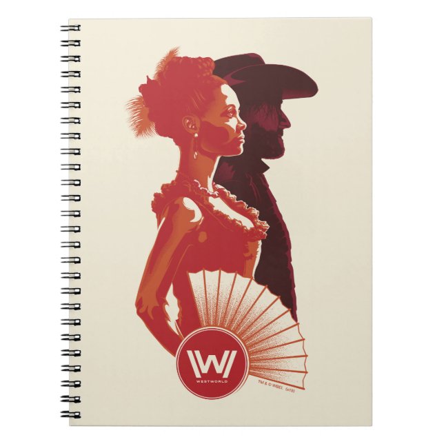 Carnet Westworld | Portrait du crayon maeve et hector (Devant)