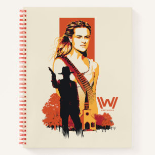 Carnet Westworld Wyatt & Man en noir à l'église blanche