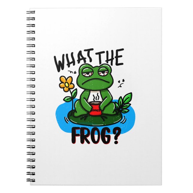 Carnet What the frog? (Devant)