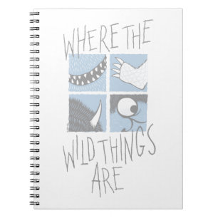 Carnet Where The Wild Things Are   Graphique Carré