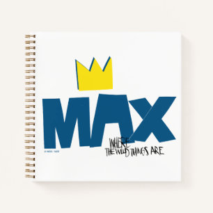 Carnet Where the Wild Things Are Max et Couronne