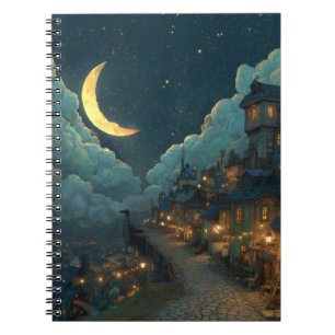 Carnet Whimscent Crescent Moon Village