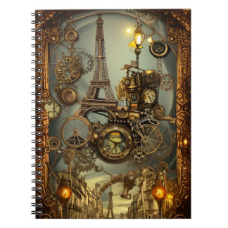 Carnet Whimsical Détaillé Imaginaire Steampunk