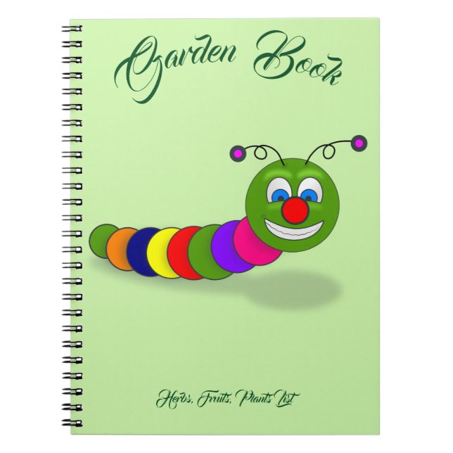 Carnet Whimsical Garden Bug (Devant)