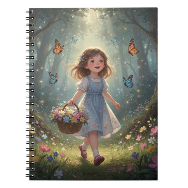 Carnet Whimsical Girl Notebook (Devant)