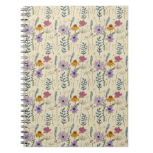 Whimsical Wildflower Seamless Pattern