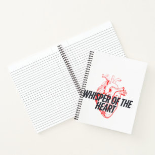 Carnet Whisper of the Heart - Élégant minimaliste