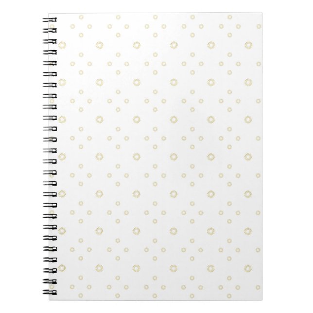 Carnet White | Golden Zinnia Sun (Devant)