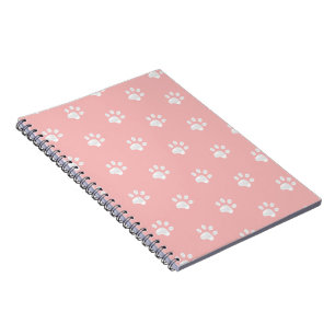 Carnet White Paws on Rose Gold