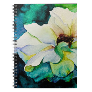 Carnet White Rose Notebook