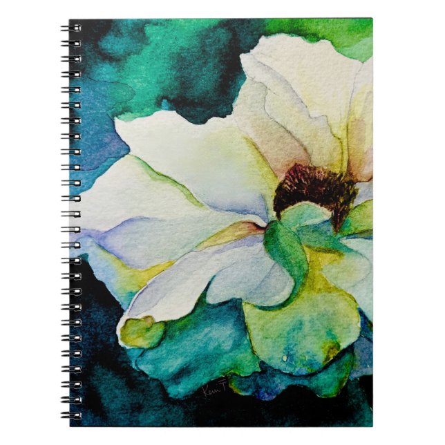 Carnet White Rose Notebook (Devant)