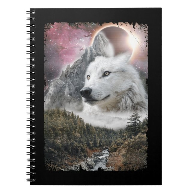 Carnet White Wolf Mountains Solar Eclipse Galaxy (Devant)