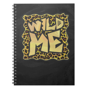 Carnet Wild Me Leopard Brown et jaune