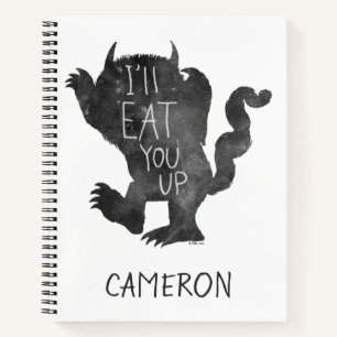Carnet Wild Thing   Je vais te manger   Ajoute ton nom