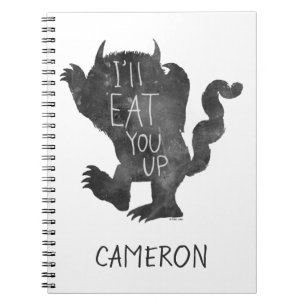 Carnet Wild Thing   Je vais te manger   Ajoute ton nom