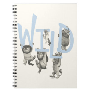 Carnet WILD   Wild Things et Max - Bleu