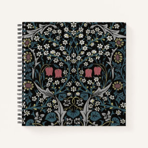 Carnet William Morris Blackthorn Floral Art Nouveau