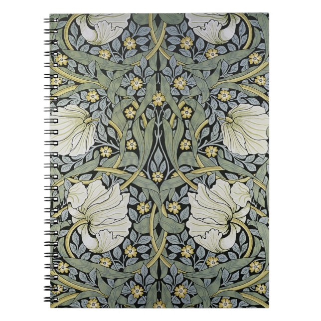 Carnet William Morris - conception de papier peint de (Devant)