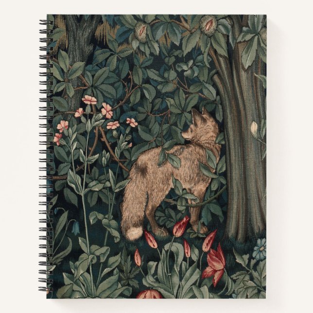 Carnet William Morris Faune sauvage Fox (Devant)