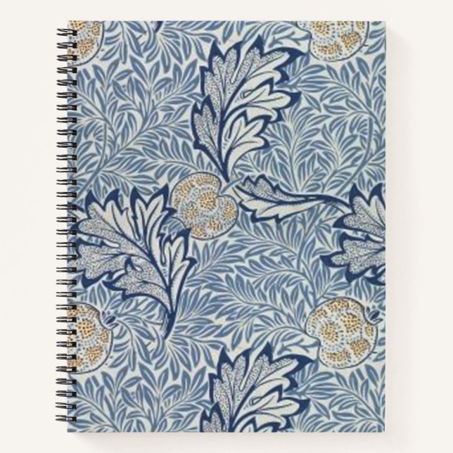 Carnet William Morris Flower Floral Design (Devant)