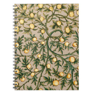 Carnet William Morris Fruit Floral Jardin Fleur Classique