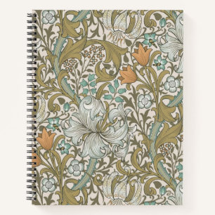 Carnet William Morris Golden Lily Blue Gold Classic