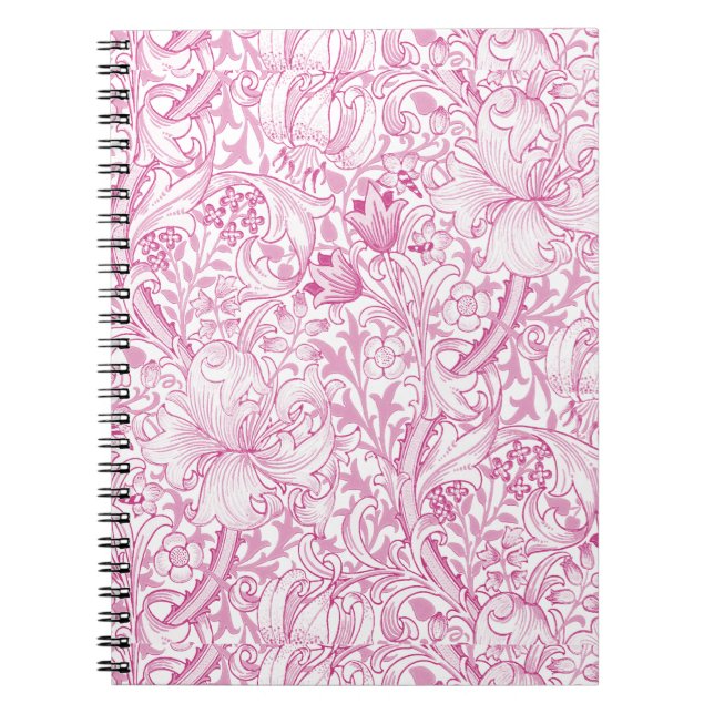 Carnet William Morris Golden Lily modèle floral (Devant)