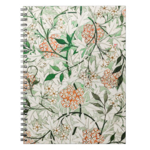 Carnet William Morris Jasmine Garden Flower Classic
