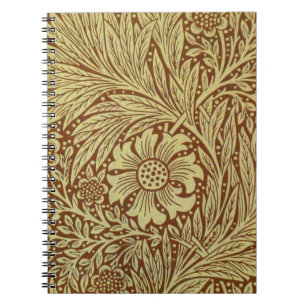 Carnet William Morris Marigold Motif de fleurs antiques
