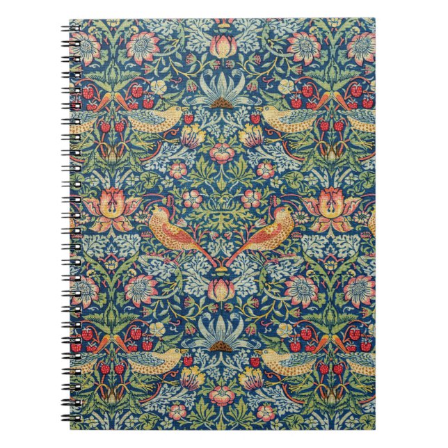 Carnet William Morris - Thief aux fraises (Devant)