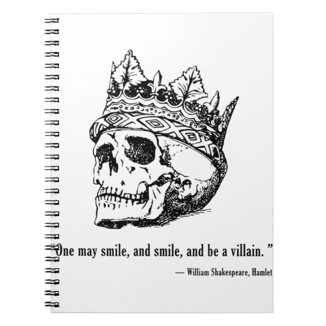 Carnet William Shakespeare Hamlet Anglais Drama Villageoi (Devant)
