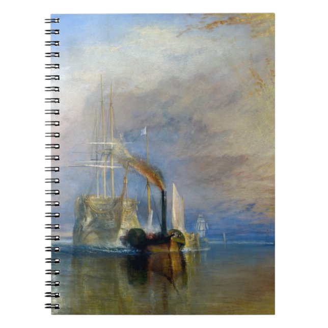 Carnet William Turner - Le Temeraire en remorque (Devant)