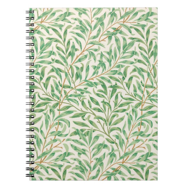 Carnet Willow Bough William Morris Motif (Devant)