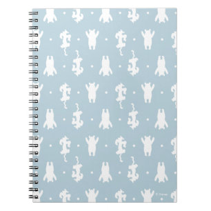 Carnet Winnie l'Ooh Blue Pastel Polka Dot Motif
