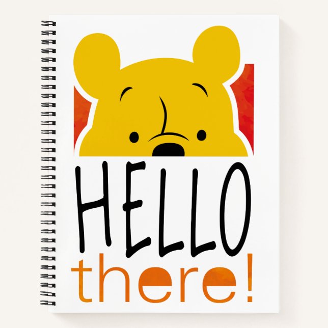 Carnet Winnie l'Ooh | Bonjour ! (Devant)