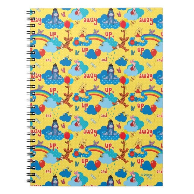 Carnet Winnie l'Ooh | Motif haut et hors ligne (Devant)