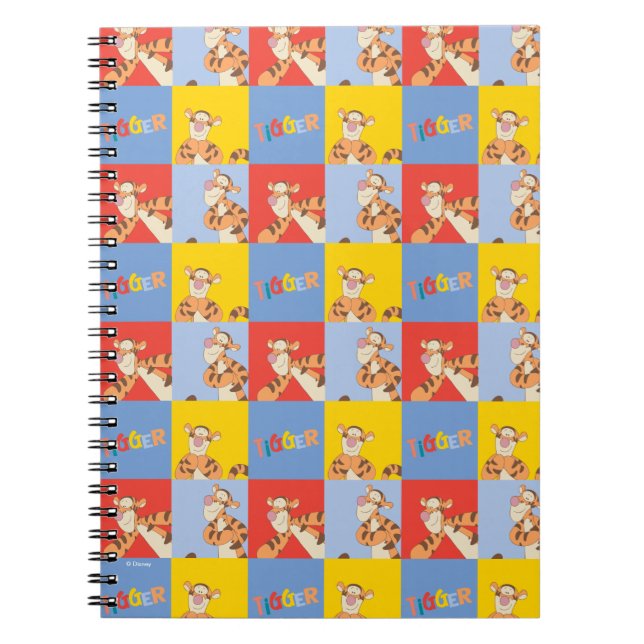 Carnet Winnie l'Ooh | Tigger Bright Mosaic Motif (Devant)