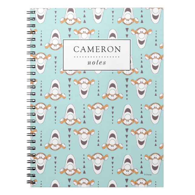 Carnet Winnie l'Ooh | Tigger Triangle Pastel Motif (Devant)