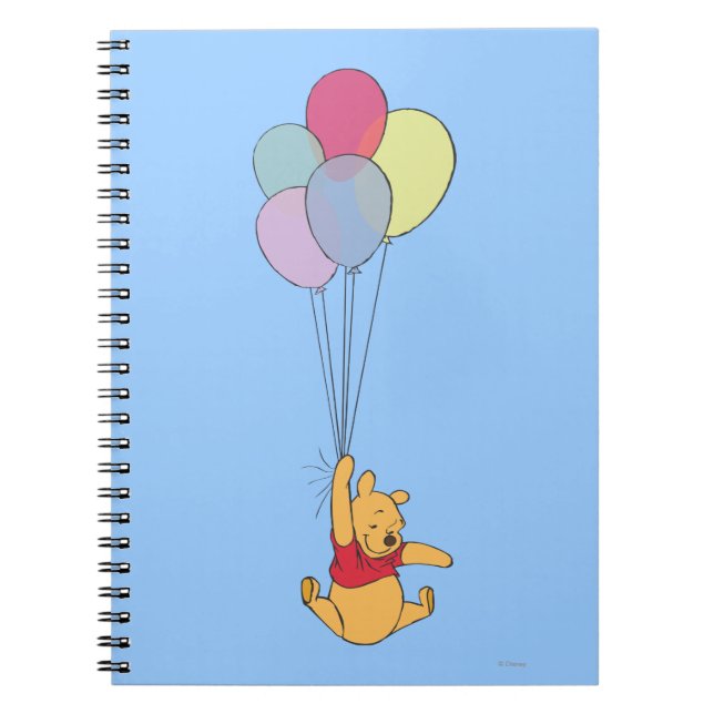 Carnet Winnie l'ourson et les ballons (Devant)