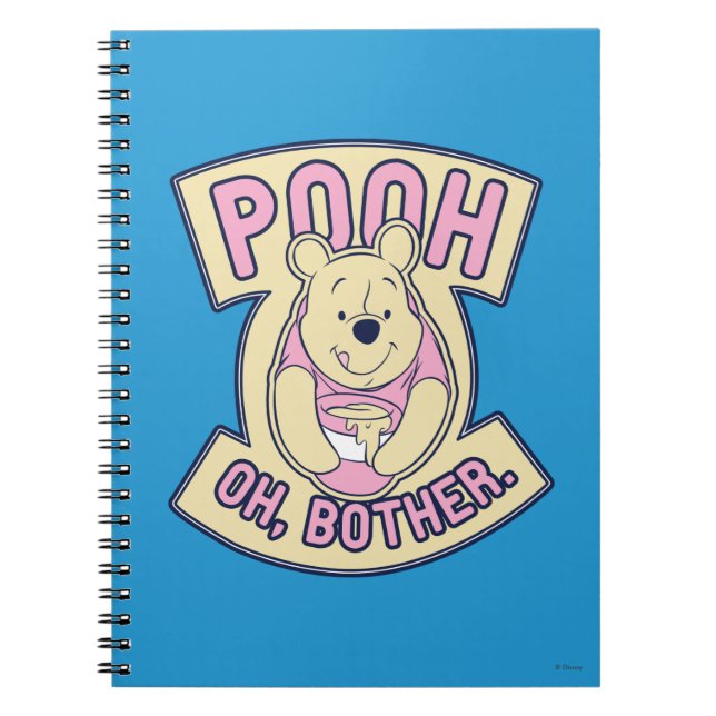 Carnet Winnie L'Ourson | Ooh Oh Bother (Devant)