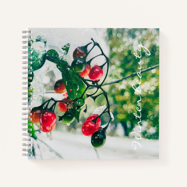 Carnet Winter beauty 1 (Devant)