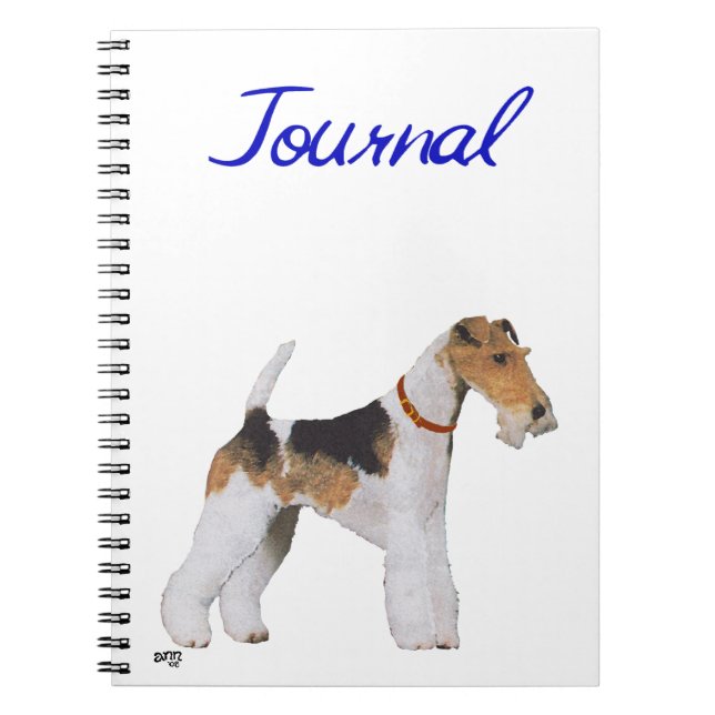 Carnet Wire Fox Terrier Notebook (Devant)