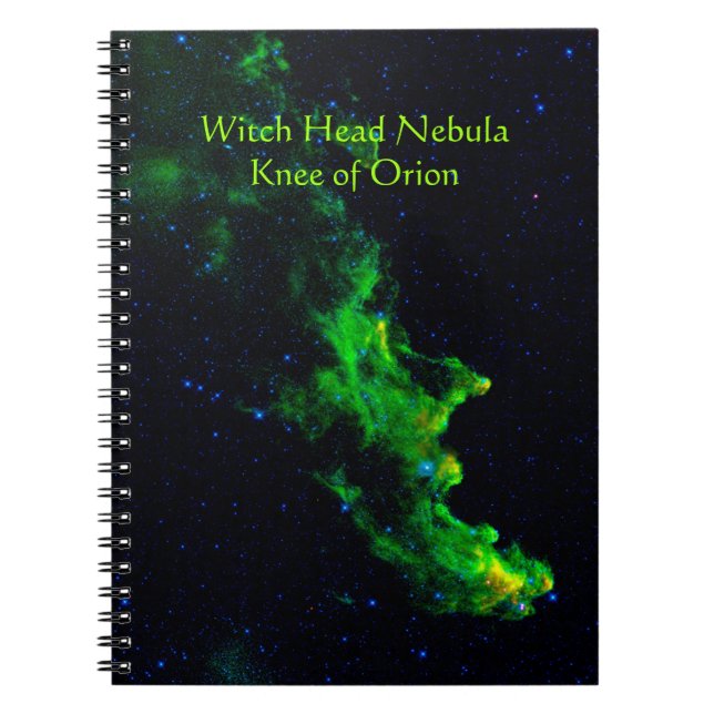 Carnet Witch Head Nebula espace profond image astronomie (Devant)